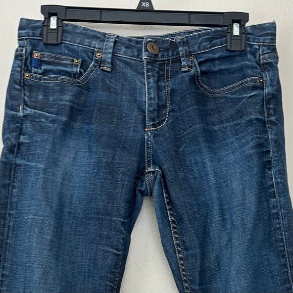 Banana Republic low rise straight leg denim jeans classic y2K style normcore 27 - Picture 4 of 10